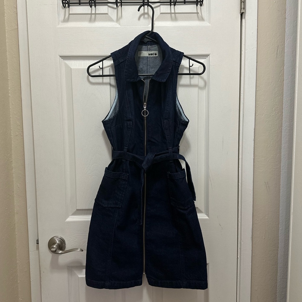 Topshop Denim Dress